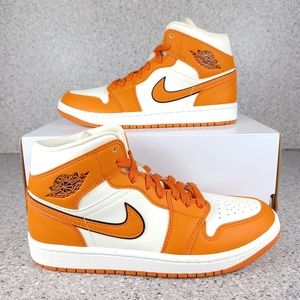 Nike Air Jordan 1 Mid Sport Spice - Women's Size 8.5 Shoes